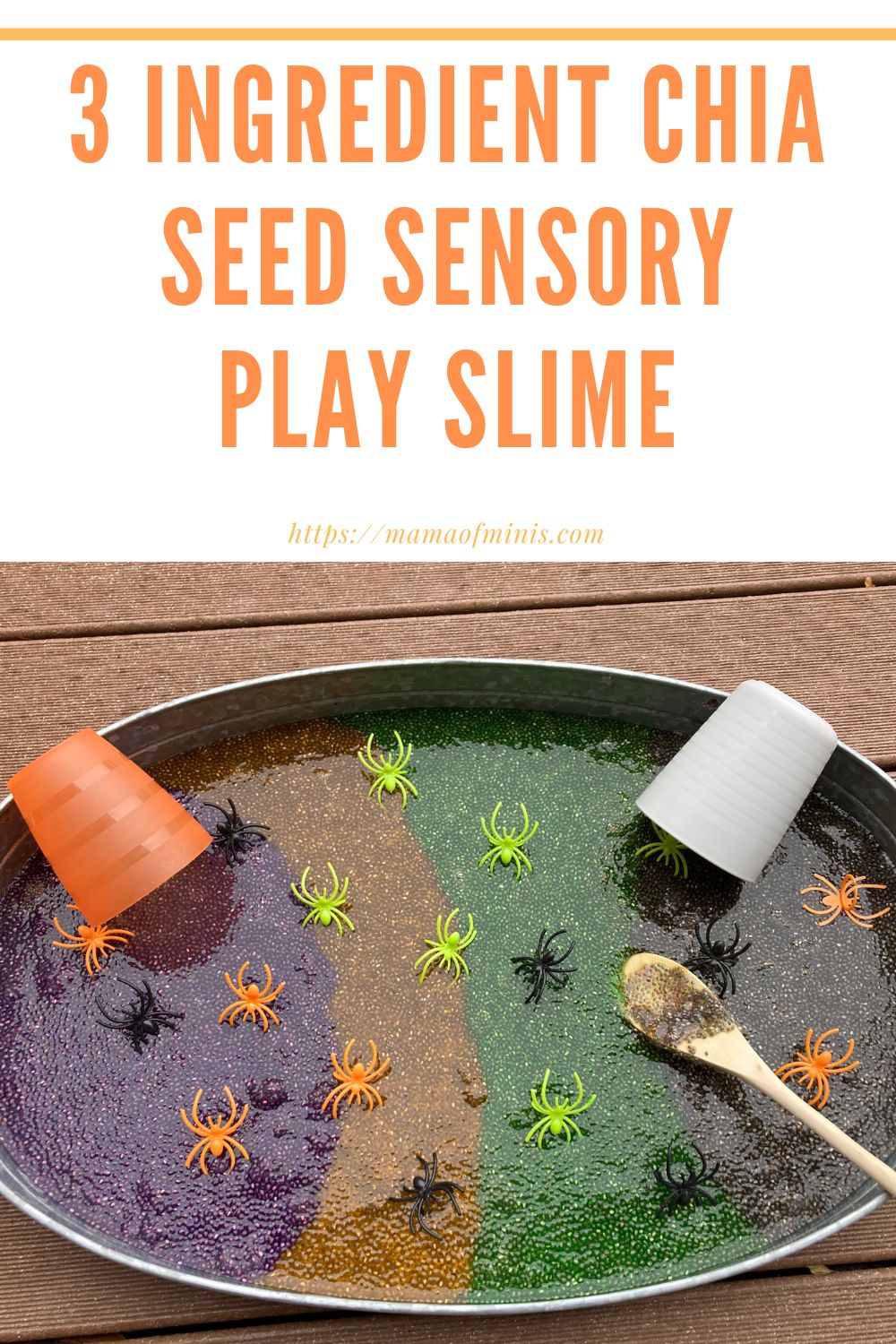 3 Ingredient Chia Seed Sensory Play Slime