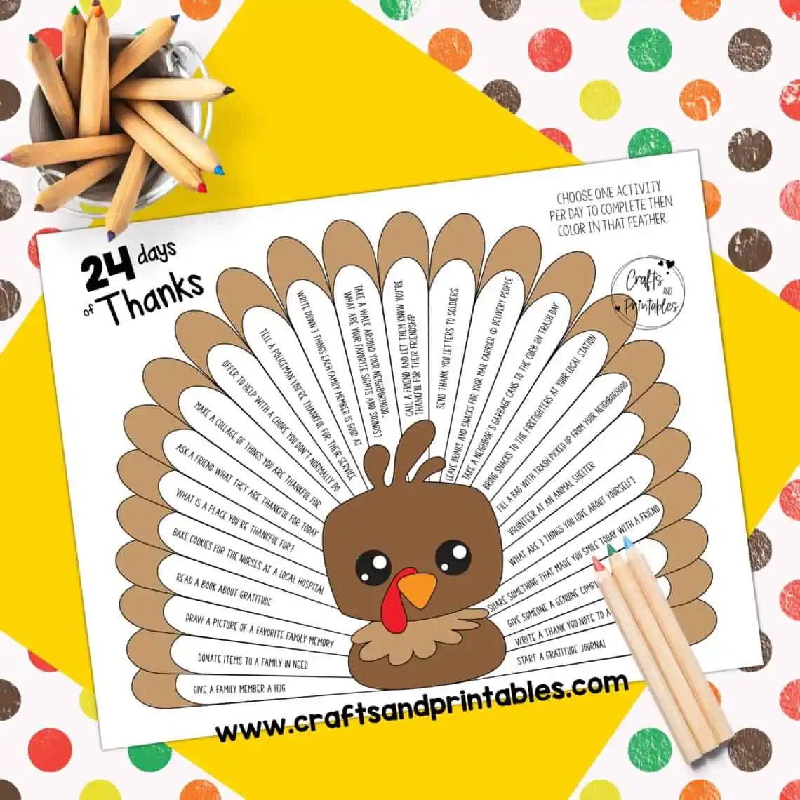 24 Days of Thanksgiving Countdown