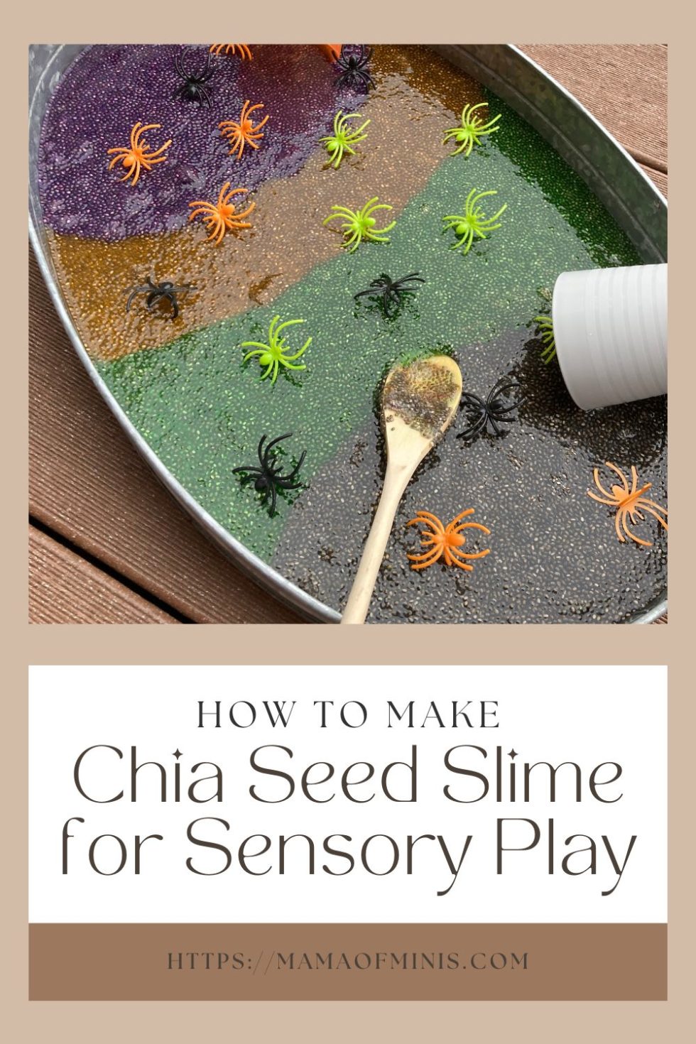 How to Make Chia Seed Sensory Play Slime