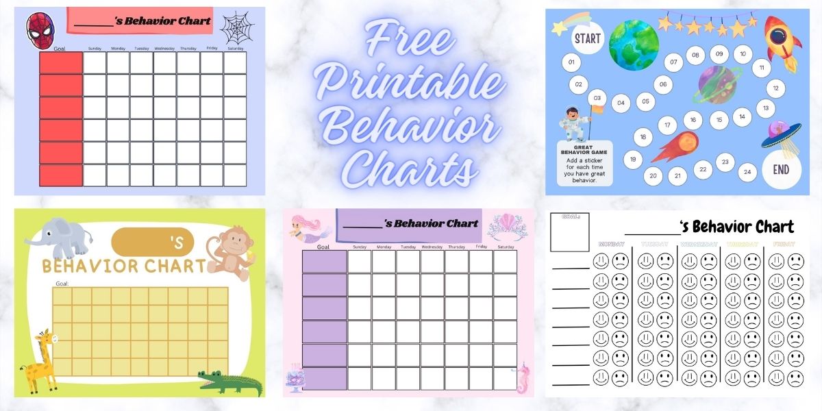 Behavior Modification Chart  Free Printable - Goally Apps & Tablets for  Kids