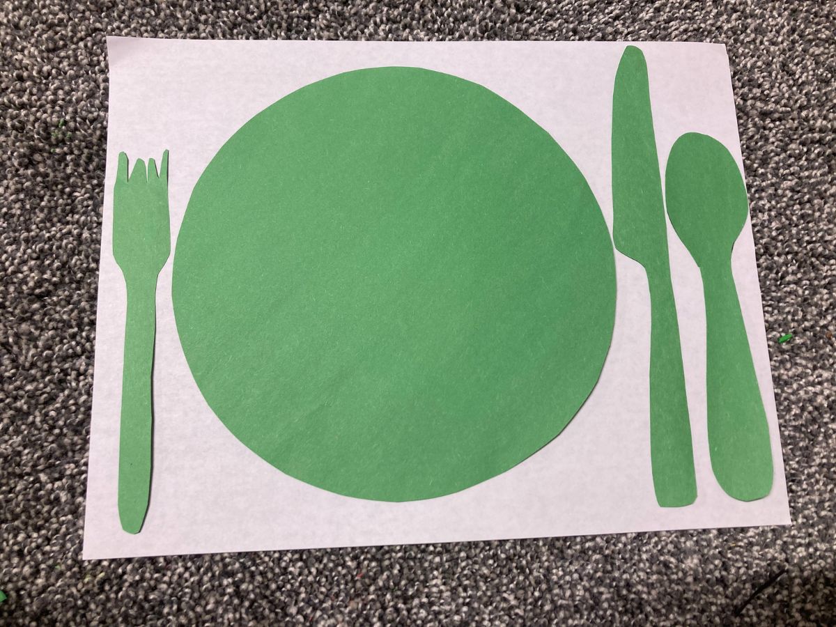 Grinch Placemat Craft for Kids
