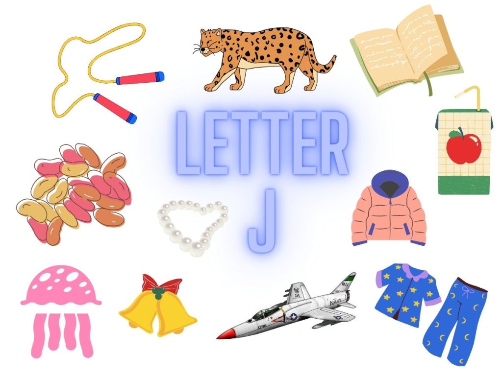 Letter J Show and Tell Items