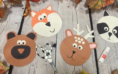 4 Adorable Paper Woodland Animal Crafts for Kids