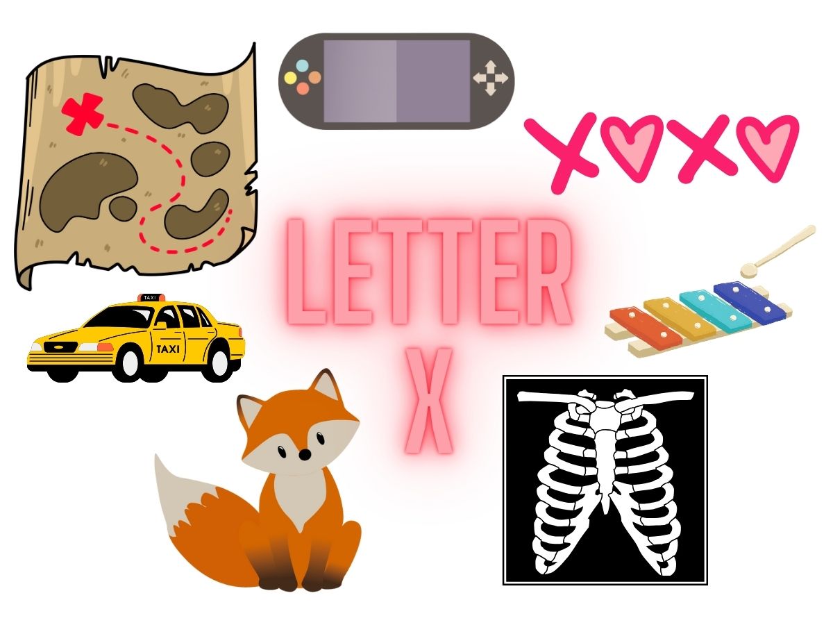 Show and Tell Letter X Items