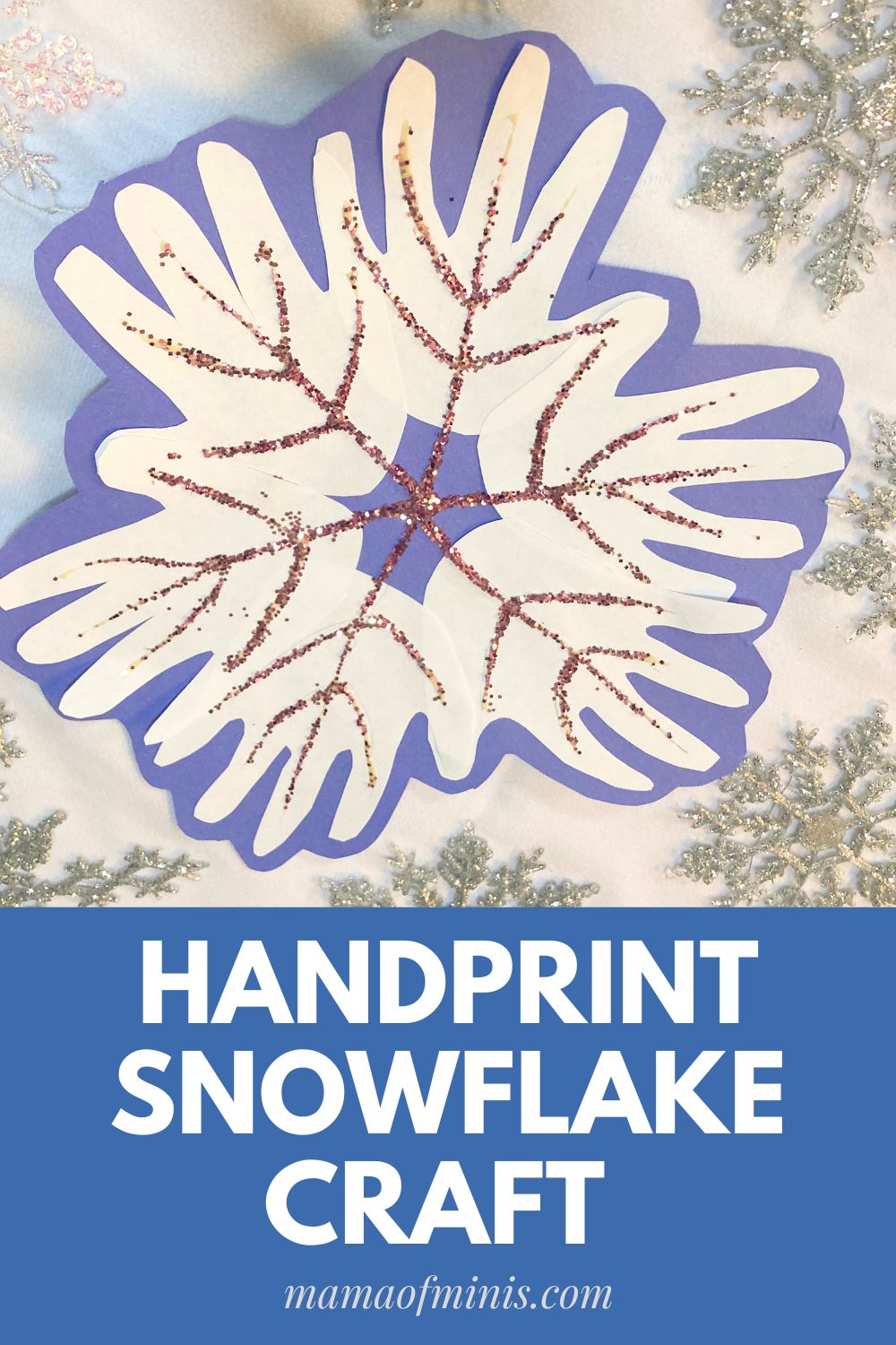 Handprint Snowflake Craft Keepsake