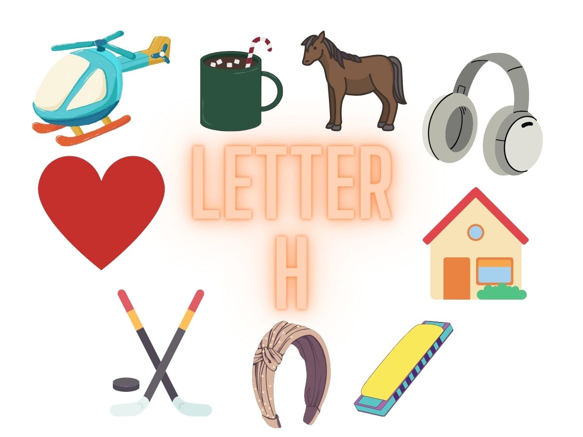 Letter H Items for Show and Tell