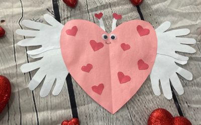 Valentines Handprint Love Bug Craft