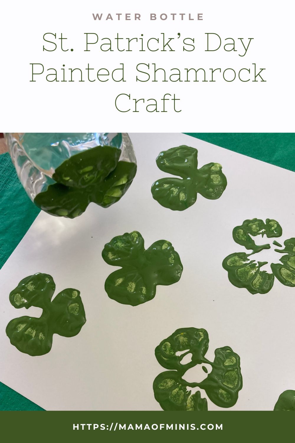 St. Patrick's Day Painted Shamrock Craft