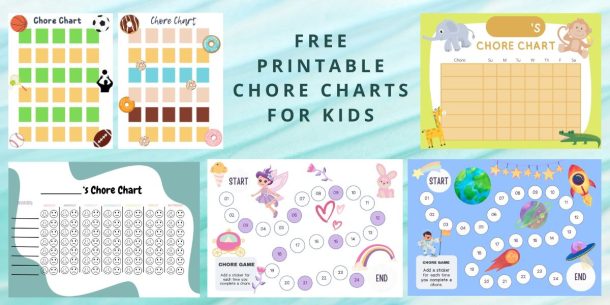 16 Fun and Free Printable Chore Charts for Kids