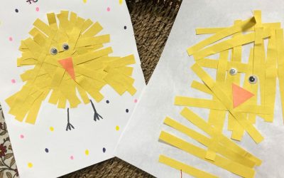 Adorable Paper Strip Easter Chick Craft for Kids
