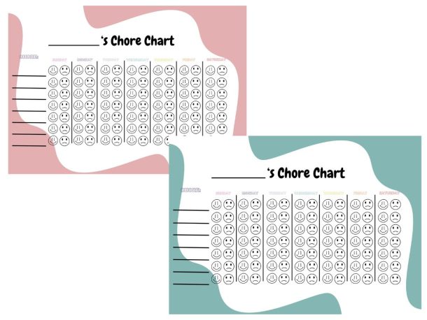 16 Fun and Free Printable Chore Charts for Kids