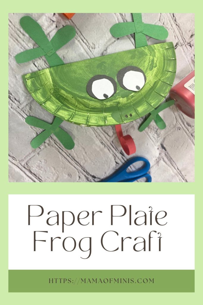 Paper Plate Frog Craft for Kids