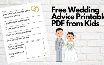 Marriage Advice from Kids Free Printable PDF