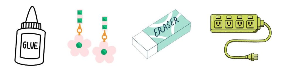 Household items that start with E
