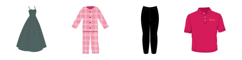 Clothes that Start with P