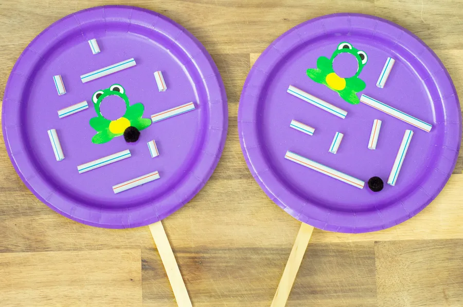 Frog Maze Craft