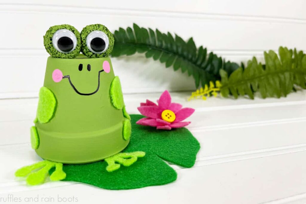 Clay Pot Frog Craft