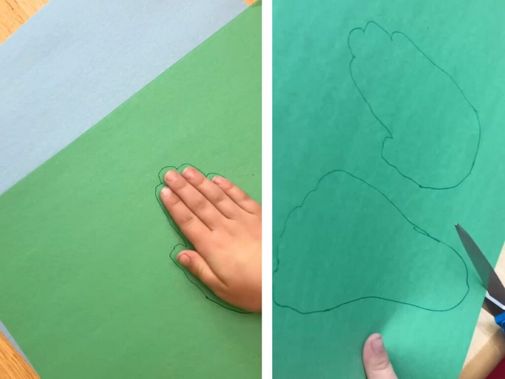 Handprint Golf Craft Steps