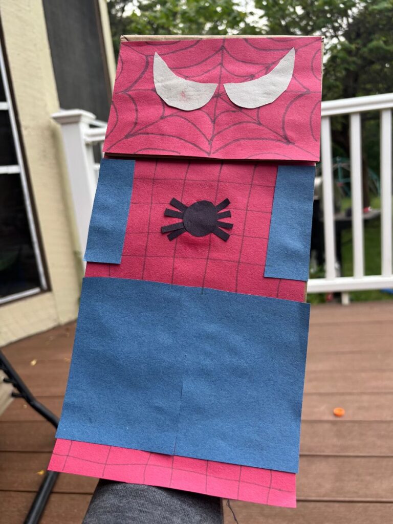 Spiderman Craft for Toddlers and Preschoolers