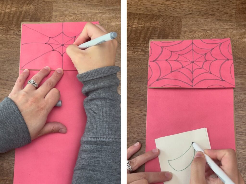 Spiderman Web Craft