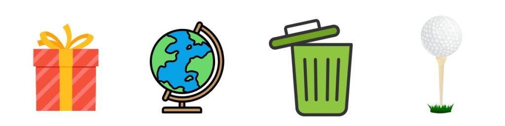 Objects That Start with Letter G