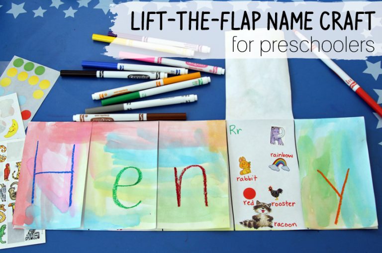 Lift Flap Name Project