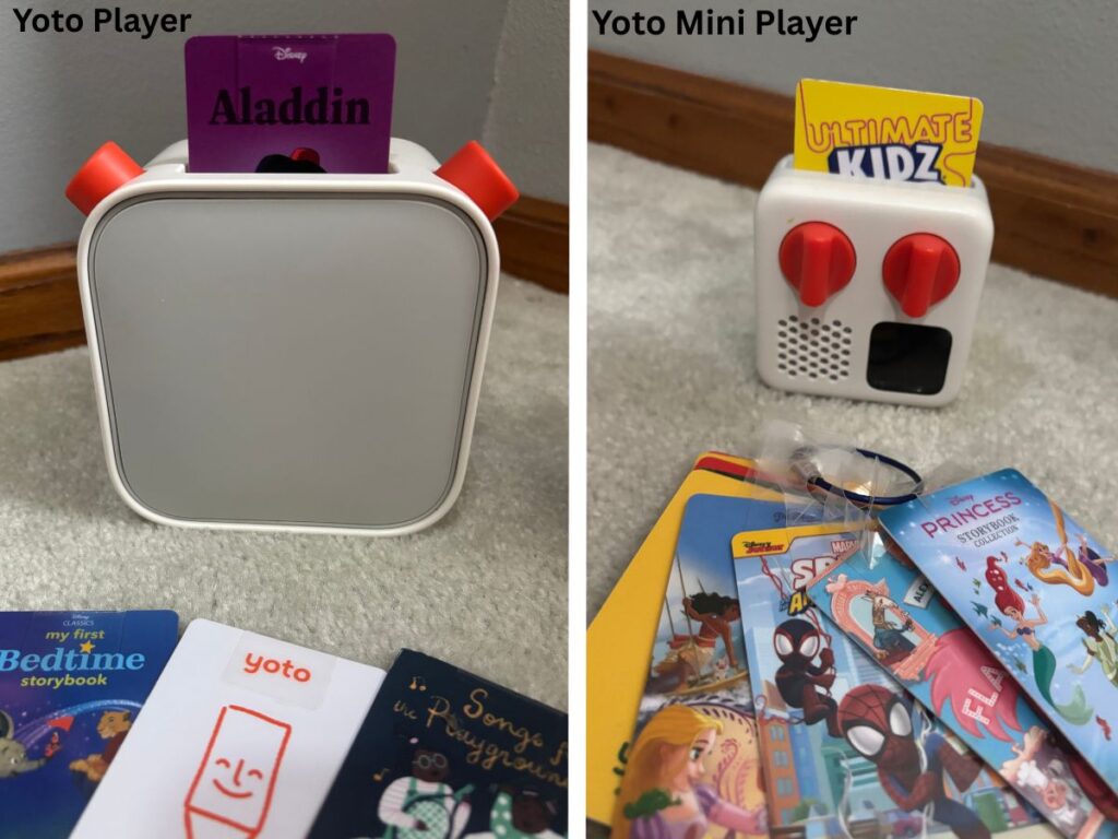 Yoto Player Vs. Yoto Mini Player