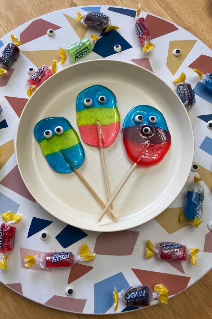 Homemade Jolly Rancher Suckers