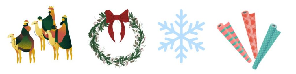 Letter W Christmas Words