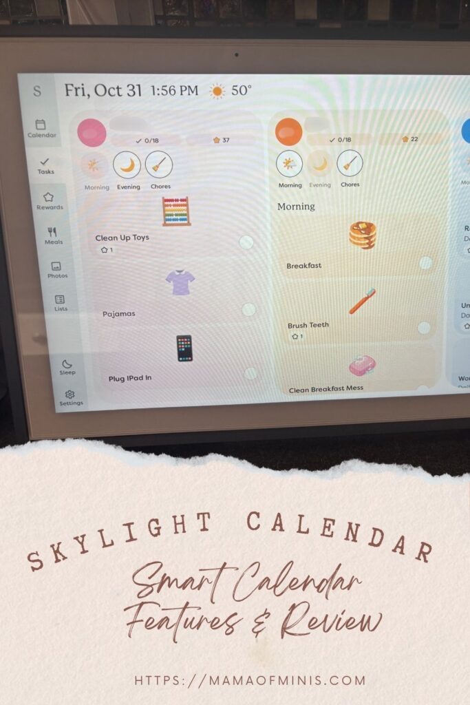 Smart Skylight Calendar Features and Review