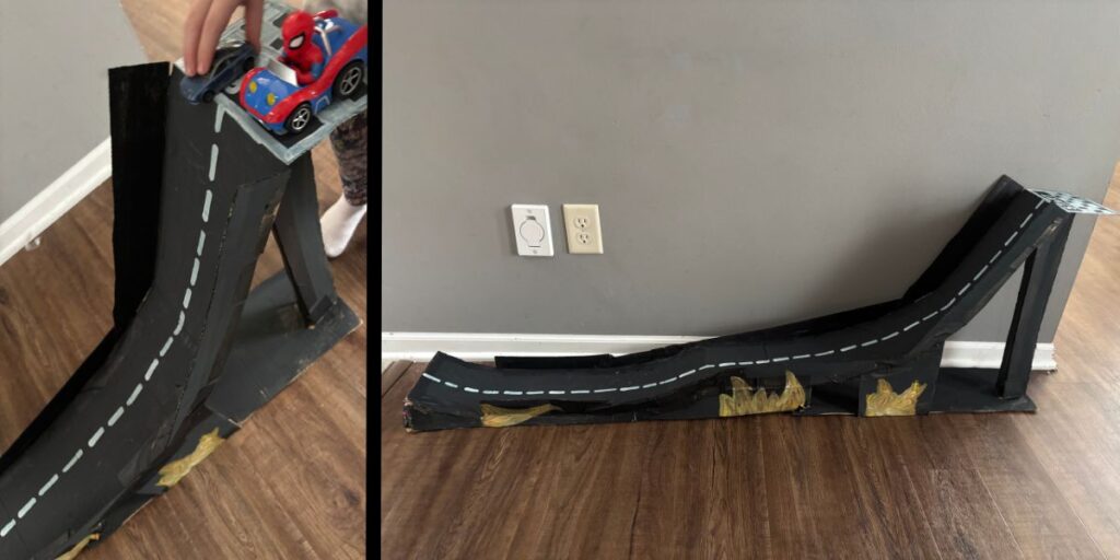 Cardboard Car Ramp