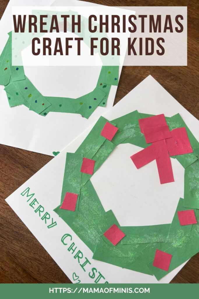 Wreath Christmas Craft for Kids