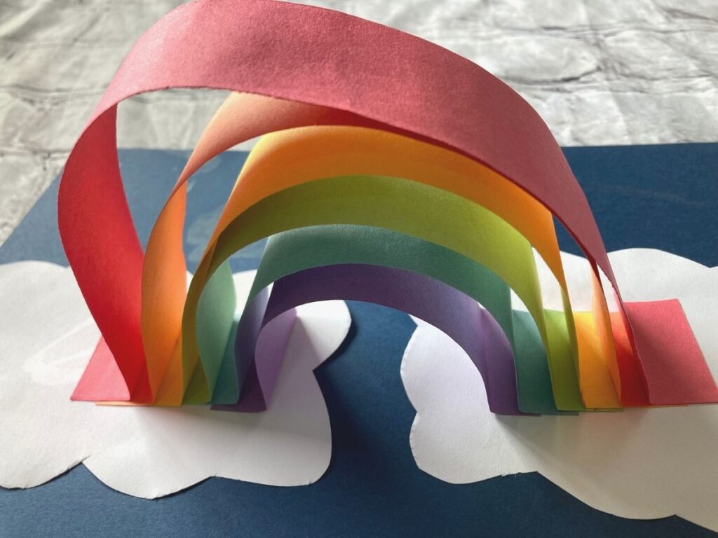 3D Rainbow Craft for Kids