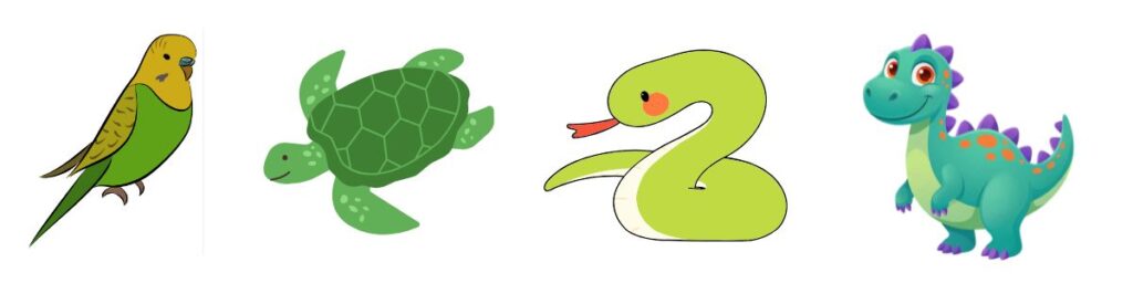 Animals that are Green