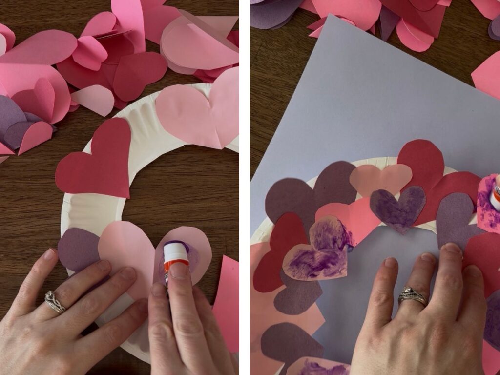 Valentines Day Wreath Steps 2