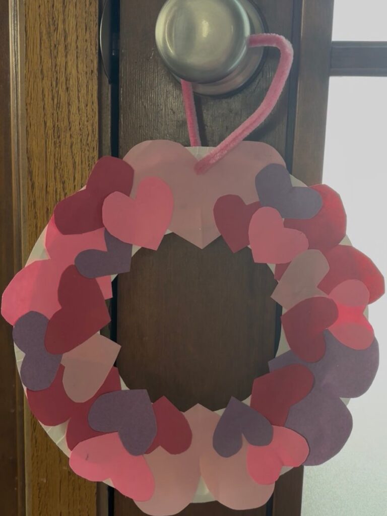 Valentine's Day door decoration