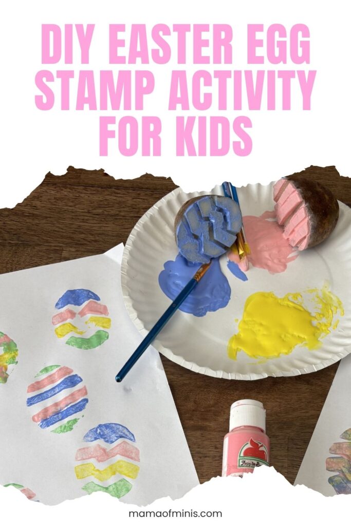 DIY Easter Egg Stamp Activity for Kids