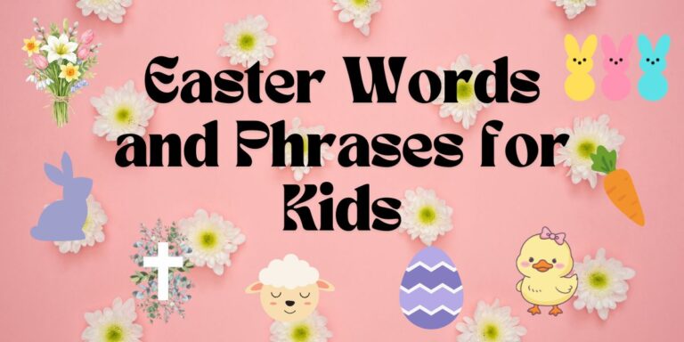 Easter Words and Phrases for Kids
