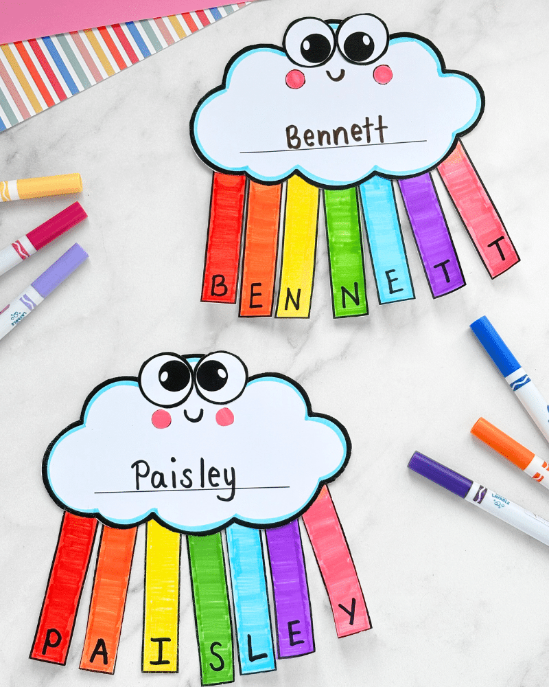 Rainbow cloud name craft
