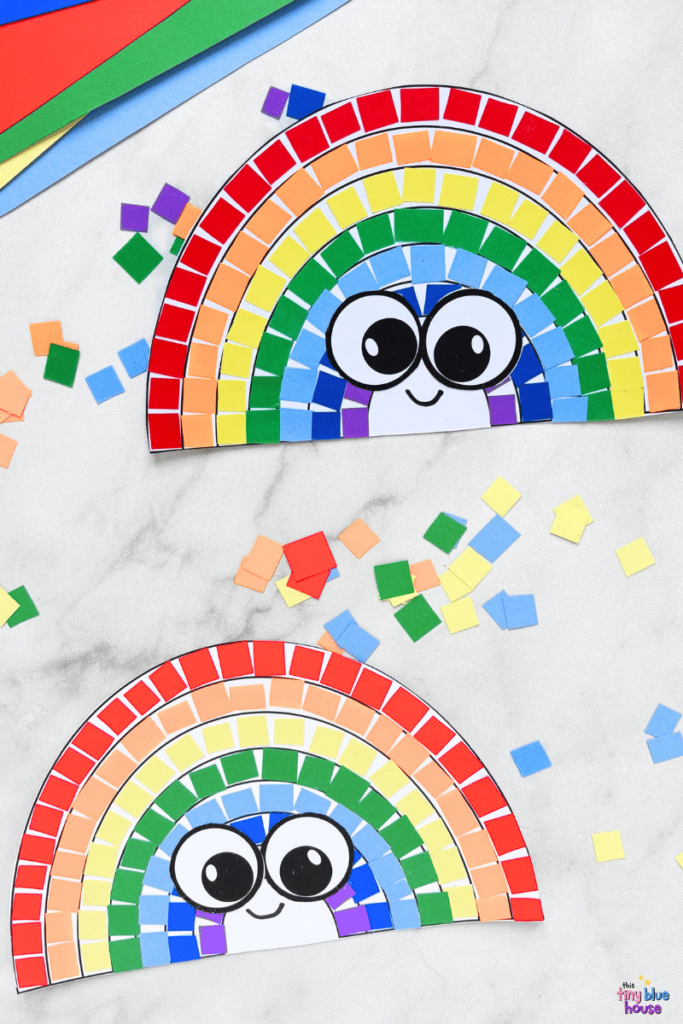 Rainbow Mosaic Craft