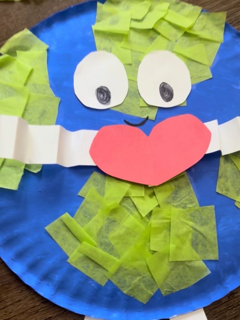 Paper Plate Earth Day Craft