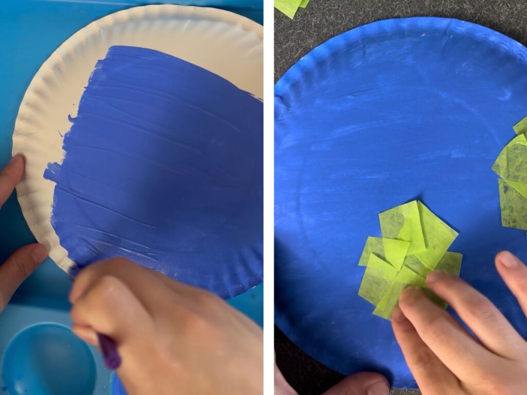 Paper Plate Earth Day Craft Directions