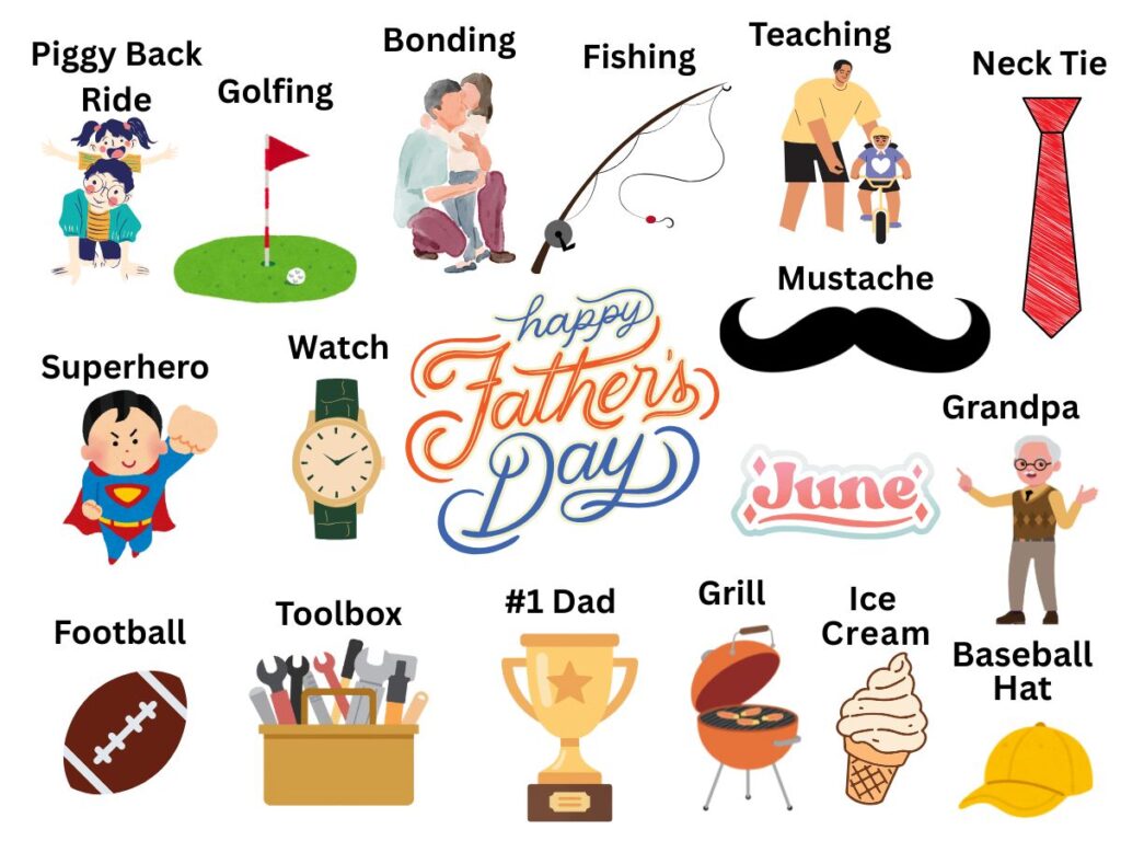Father's Day Words Printable