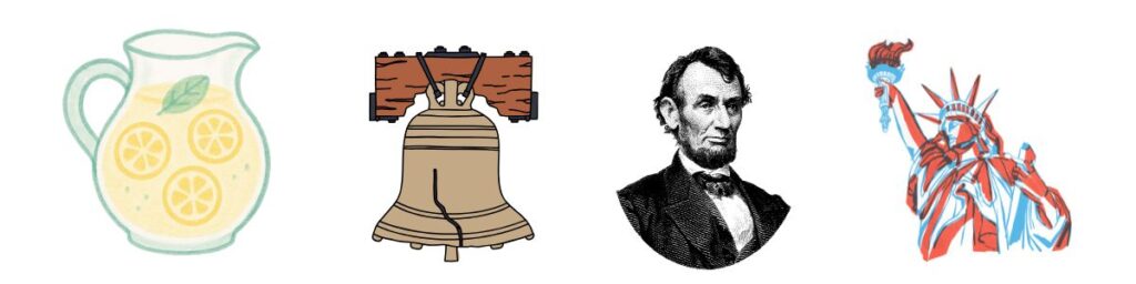 4th of July Words Letter L