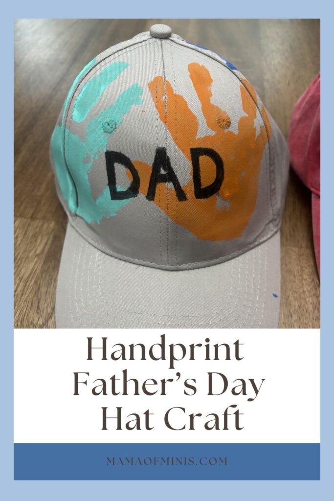 Handprint Father’s Day Hat Craft