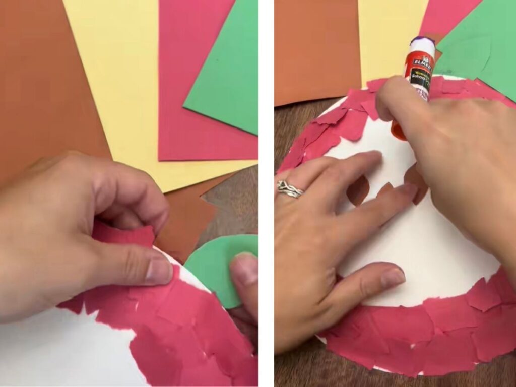 Back to School Apple Craft Steps 2