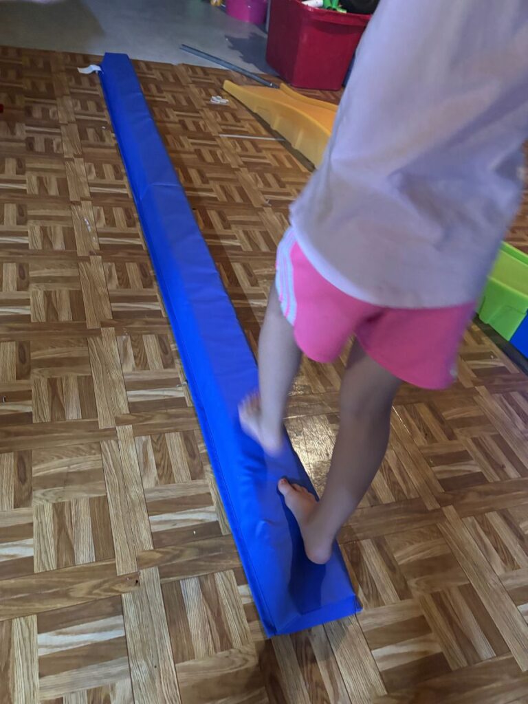 Balance Beam Indoor Play