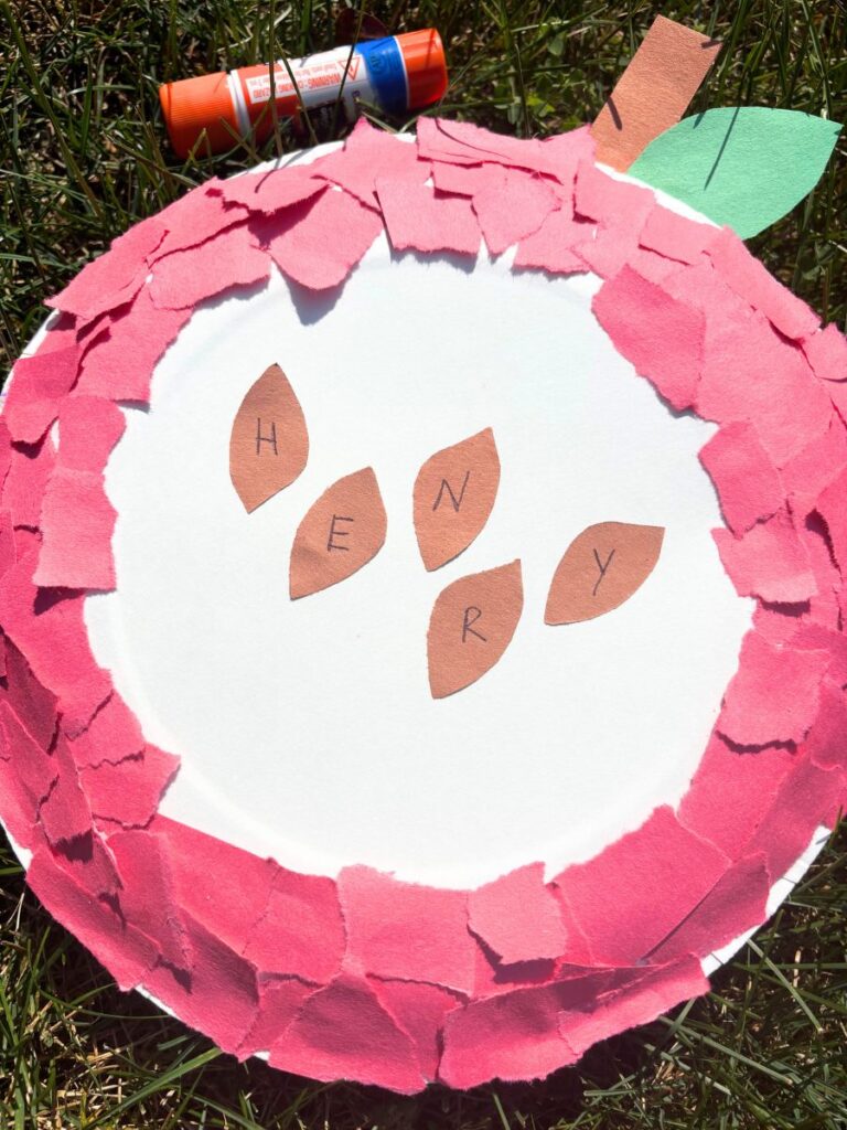 Name Recognition Apple Craft