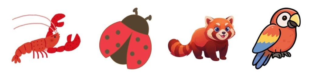 Animals that are Red