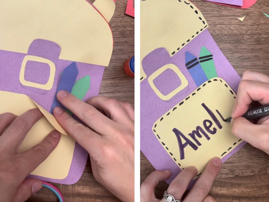 Backpack Craft Steps 4